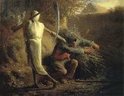 Jean Francois Millet Death and the woodcutter France oil painting artist